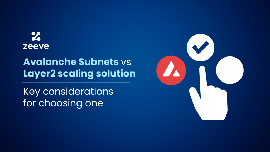 Avalanche Subnet vs Layer2 solution
