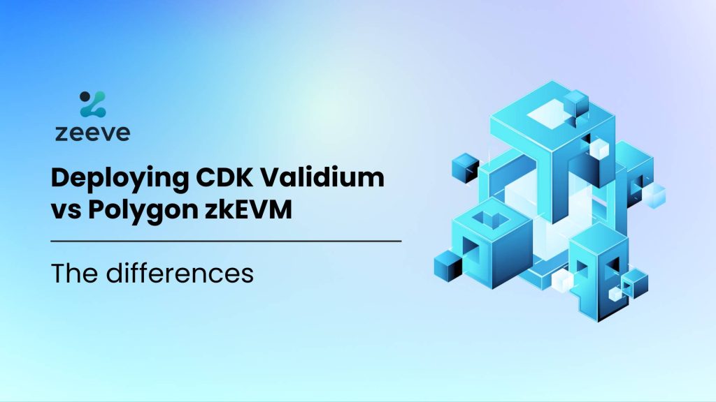 CDK validium vs polygon zkevm